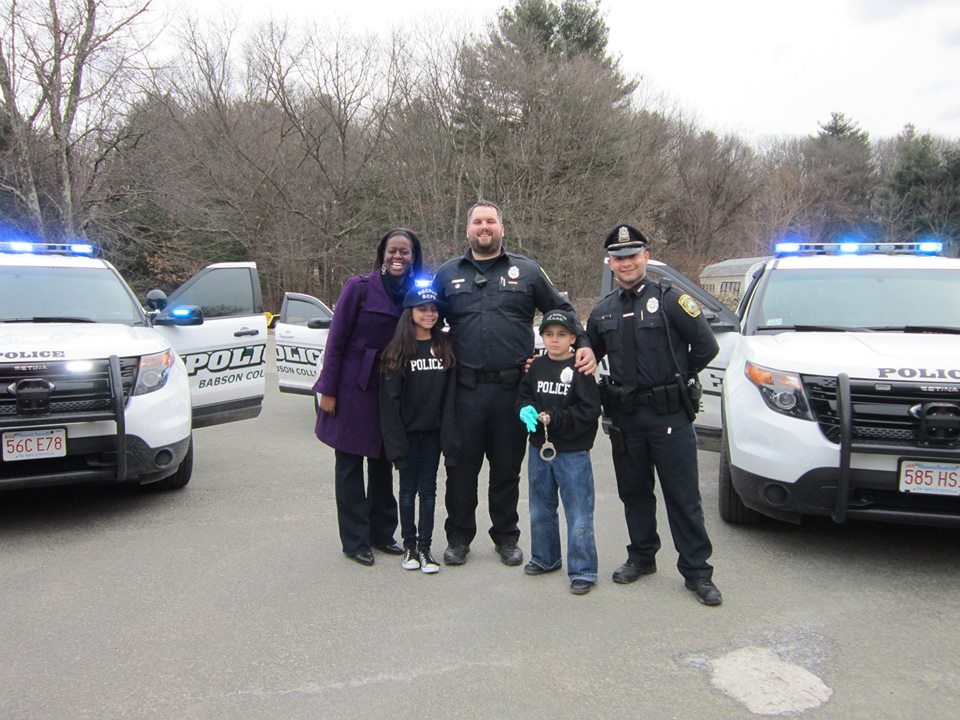 Jennifer Penton of Boston's Finest Donates NHL signed Bruins